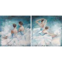 Canvas DKD Home Decor Pijnboom Canvas 100 x 3,5 x 100 cm