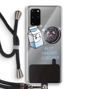 Best Friend Forever: Samsung Galaxy S20 Plus Transparant Hoesje met koord