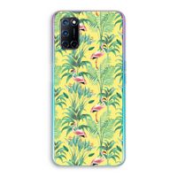 Flamingo party: Oppo A72 Transparant Hoesje