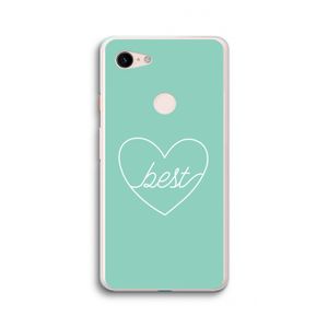 Best heart pastel: Google Pixel 3 XL Transparant Hoesje