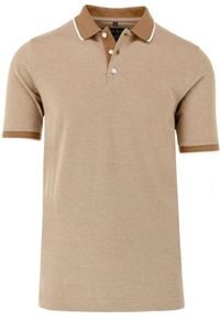 Marvelis Modern Fit Polo shirt Korte mouw caramel