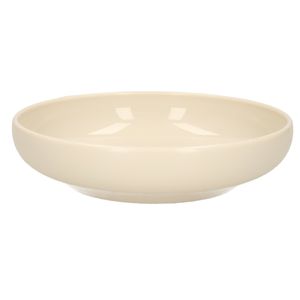 Kommetje/schaaltje - Dessert/ontbijt - Kunststof - D16 cm - beige