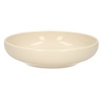 Kommetje/schaaltje - Dessert/ontbijt - Kunststof - D16 cm - beige