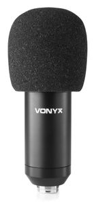 Vonyx CM300B USB studio condensator microfoon - Zwart