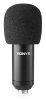 Vonyx CM300B USB studio condensator microfoon - Zwart - thumbnail