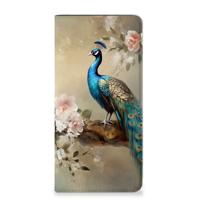 Smartphone hoesje voor Samsung Galaxy A14 5G Vintage Pauwen
