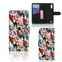 Samsung Galaxy M10 | Telefoonhoesje | Met pasjeshouder | Birds