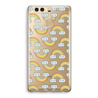 Regenboog: Huawei P9 Transparant Hoesje