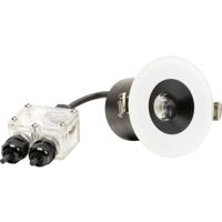 Konstsmide Maavalo LED-inbouwlamp voor badkamer LED Energielabel: F (A - G) 6 W IP44 Transparant