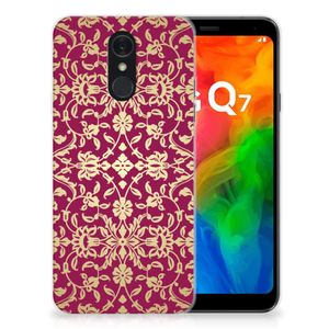 Siliconen Hoesje LG Q7 Barok Pink