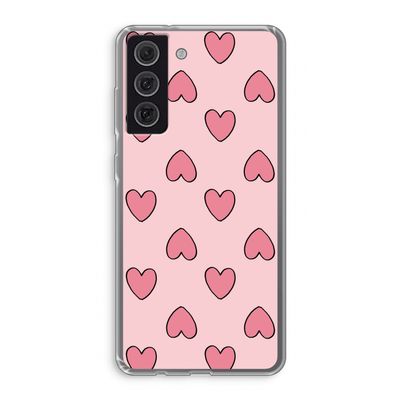 Ondersteboven verliefd: Samsung Galaxy S21 FE Transparant Hoesje