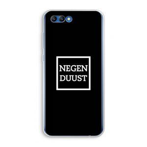 Negenduust black: Honor 10 Transparant Hoesje