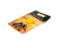 PB DT X-Small Heli-Chod Rubber & Beads 4pcs Silt