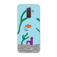 Aquarium: Samsung Galaxy A6 Plus (2018) Transparant Hoesje