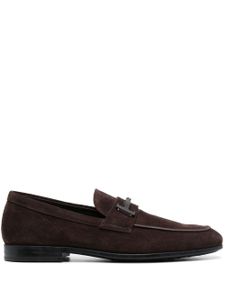 Tod's mocassins Double T en daim - Marron