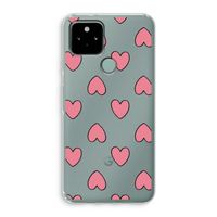 Ondersteboven verliefd: Google Pixel 5 Transparant Hoesje