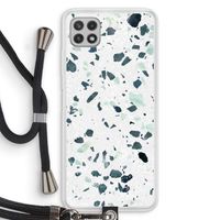 Terrazzo N°2: Samsung Galaxy A22 4G Transparant Hoesje met koord