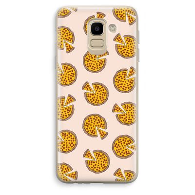 You Had Me At Pizza: Samsung Galaxy J6 (2018) Transparant Hoesje