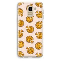 You Had Me At Pizza: Samsung Galaxy J6 (2018) Transparant Hoesje