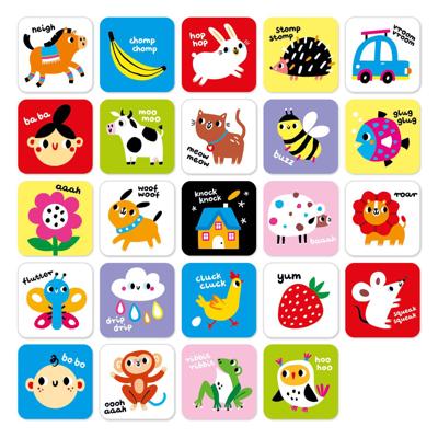 Banana Panda - hoog contrast babykaarten 6m+ / 9m+ - 24st.