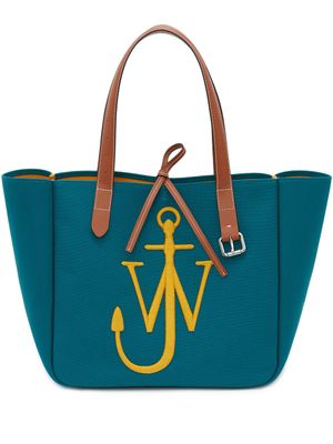 JW Anderson sac cabas à logo brodé - Bleu