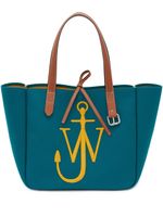 JW Anderson sac cabas à logo brodé - Bleu