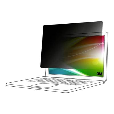 3M Bright Screen BP133W9B Privacyfolie Laptop 33,8 cm (13,3) Beeldverhouding: 16:9 7100283534 Universal