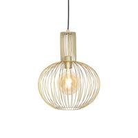 QAZQA Design hanglamp goud - Wire Bake