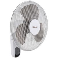Wandventilator met afstandbediening wit Ø40cm 3 standen kantelbaar