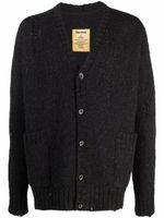 Uma Wang cardigan en laine à col v - Noir