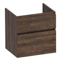 Brauer Delight - Onderkast - 60 cm - met 2 Softclose Lades Greeploos en 1 Sifon Uitsparing - Grove