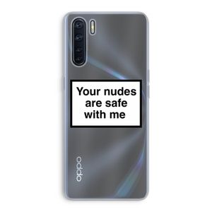 Safe with me: Oppo A91 Transparant Hoesje