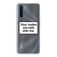 Safe with me: Oppo A91 Transparant Hoesje