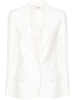 Zadig&Voltaire blazer boutonné Vow à effet froissé - Blanc