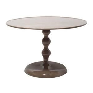 Giga Meubel - Salontafel Rond - Taupe Glans - 59x59x38,5cm - Carien