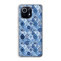 Blauw motief: Xiaomi Mi 11 Transparant Hoesje