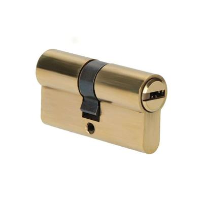 Cilinder EDM 85186 r13 Gouden Blik Korte hendel 60 x 30 x 17 mm Europees