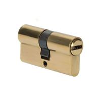 Cilinder EDM 85186 r13 Gouden Blik Korte hendel 60 x 30 x 17 mm Europees