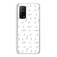 Hipster stripes: Xiaomi Mi 10T 5G Transparant Hoesje
