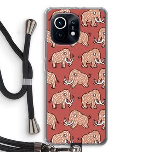 Mammoet: Xiaomi Mi 11 Transparant Hoesje met koord