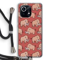 Mammoet: Xiaomi Mi 11 Transparant Hoesje met koord