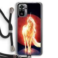 Last Unicorn: Xiaomi Redmi Note 10S Transparant Hoesje met koord