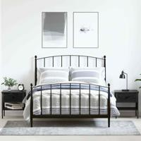 Nachtkastje met lade 2 pcs Zwart eiken 40 x 42 x 45 cm