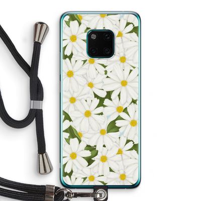Summer Daisies: Huawei Mate 20 Pro Transparant Hoesje met koord
