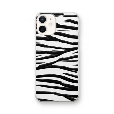 Zebra pattern: iPhone 12 Transparant Hoesje