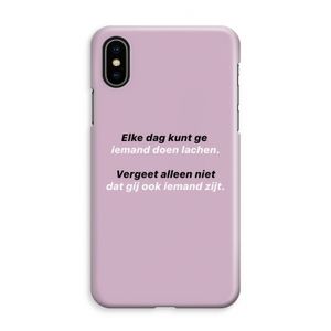 gij zijt ook iemand: iPhone XS Max Volledig Geprint Hoesje