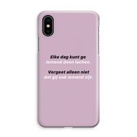 gij zijt ook iemand: iPhone XS Max Volledig Geprint Hoesje