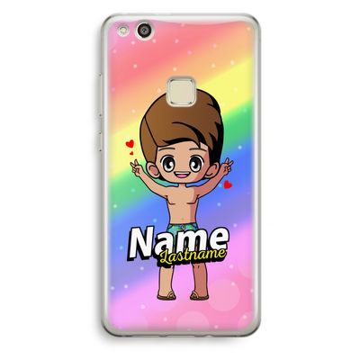 Chibi Maker man: Huawei Ascend P10 Lite Transparant Hoesje