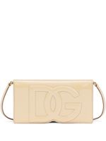 Dolce & Gabbana DG Logo patent-leather mini bag - Tons neutres - thumbnail