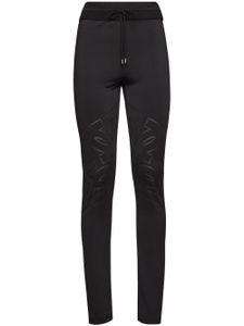 Ferragamo legging à lien de resserrage - Noir